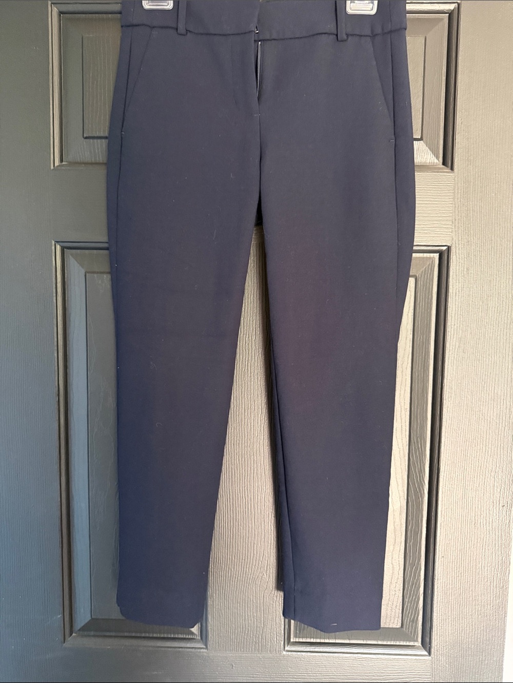 J. Crew Women's Navy Cropped Ankle Pants